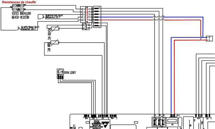 SL Océanic OCEASLCE7WP - Schéma électrique (Extrait annoté)
