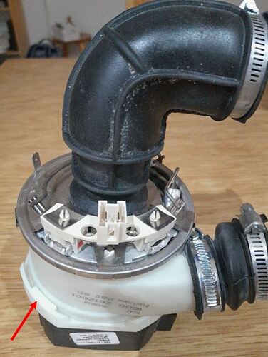 LV Ariston LDF12314EEU - Fixation Résistance - Moteur de pompe