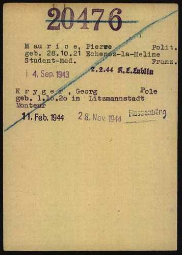 Document from the Arolsen Archives with the ID: 6595097