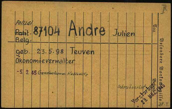 Document from the Arolsen Archives with the ID: 5430732