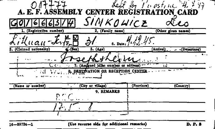 Document from the Arolsen Archives with the ID: 36592762a