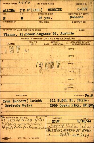 Document from the Arolsen Archives with the ID: 132126501