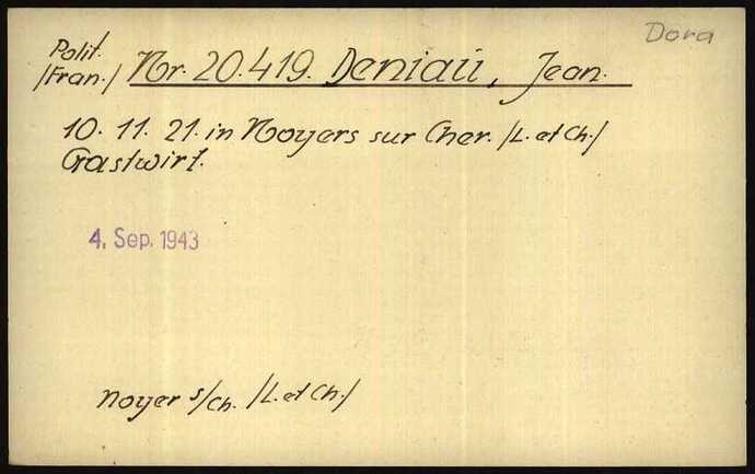 Document from the Arolsen Archives with the ID: 5743357