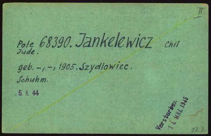 Document from the Arolsen Archives with the ID: 6169399