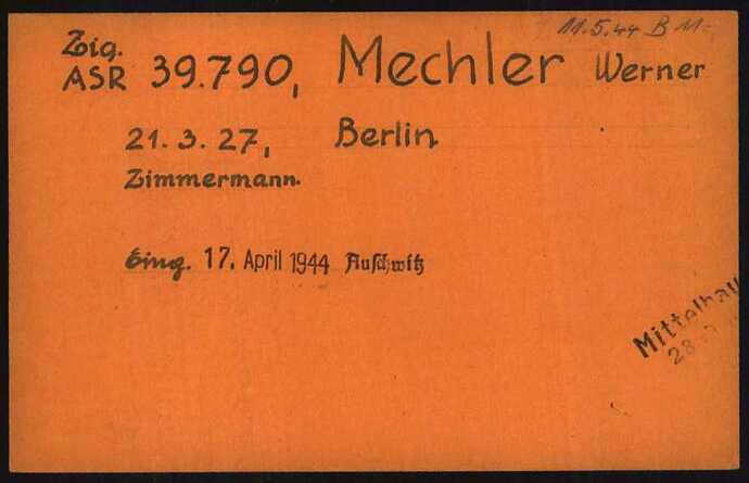 Document from the Arolsen Archives with the ID: 6601461