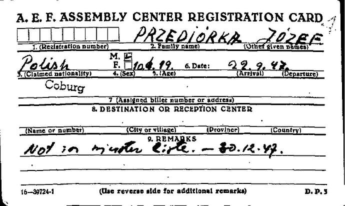 Document from the Arolsen Archives with the ID: 33015647a