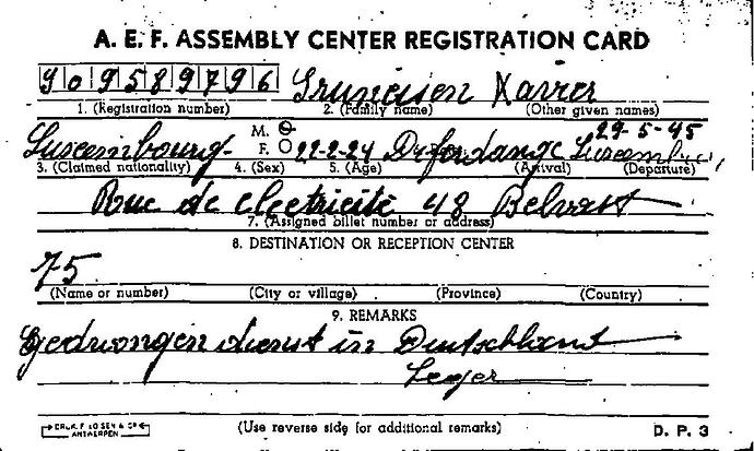 Document from the Arolsen Archives with the ID: 43340839a