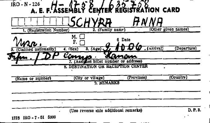 Document from the Arolsen Archives with the ID: 36364262a