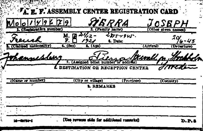 Document from the Arolsen Archives with the ID: 46154381a