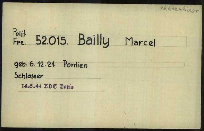 Document from the Arolsen Archives with the ID: 5463089