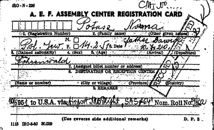 Document from the Arolsen Archives with the ID: 32771140a