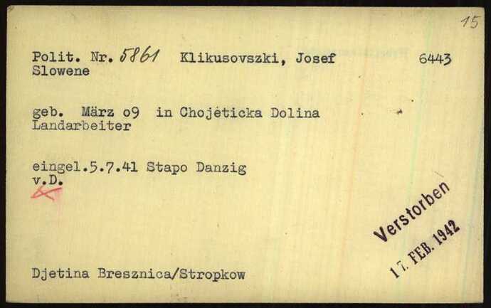 Document from the Arolsen Archives with the ID: 6285806