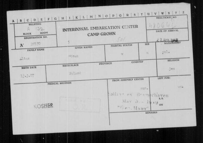 Document from the Arolsen Archives with the ID: do_uqQSpqDBPXaVo2QWXsXJ7