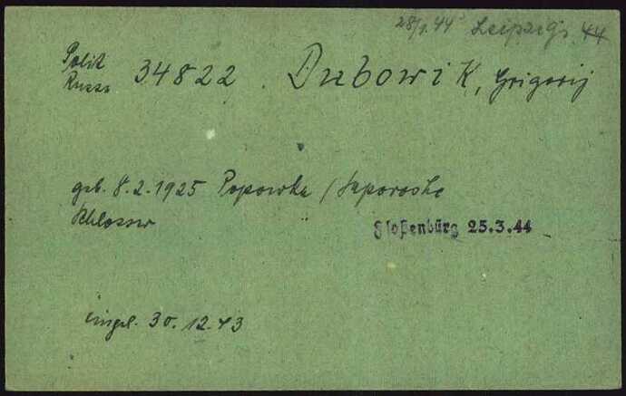 Document from the Arolsen Archives with the ID: 5788094