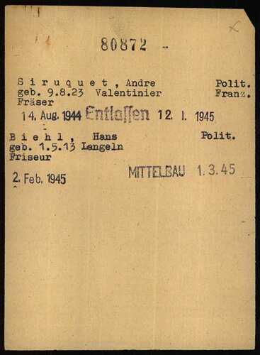 Document from the Arolsen Archives with the ID: 7121136