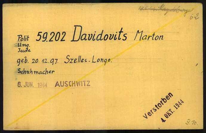 Document from the Arolsen Archives with the ID: 5728742