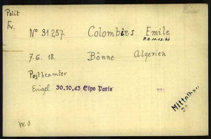 Document from the Arolsen Archives with the ID: 5695266