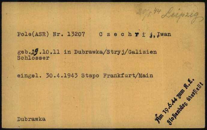Document from the Arolsen Archives with the ID: 5711909