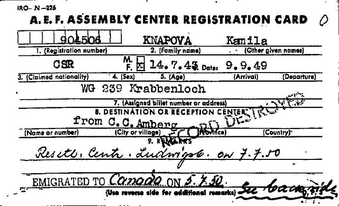Document from the Arolsen Archives with the ID: 30808391a