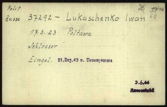 Document from the Arolsen Archives with the ID: 6527642