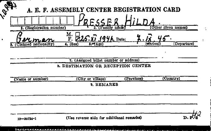 Document from the Arolsen Archives with the ID: 32819039a