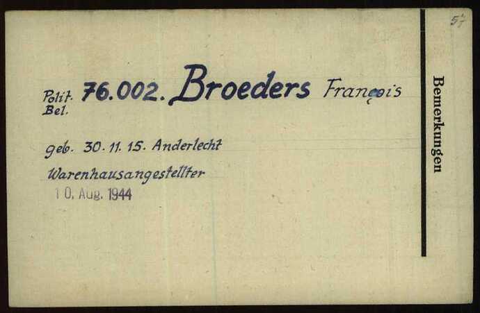 Document from the Arolsen Archives with the ID: 5615502