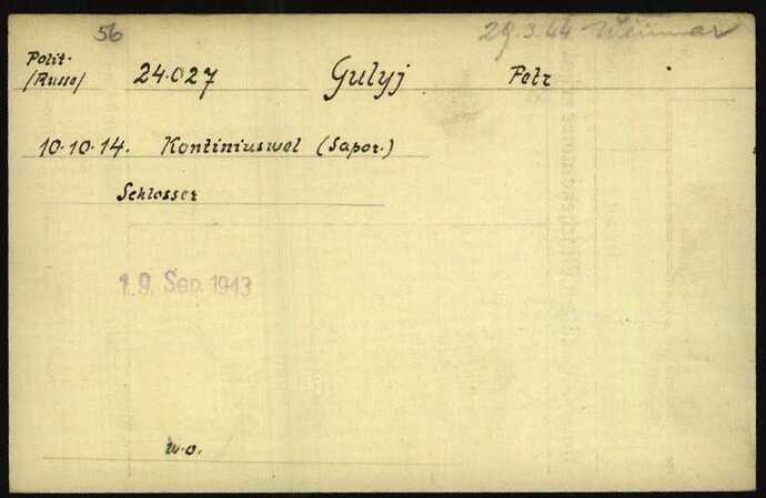 Document from the Arolsen Archives with the ID: 6037617
