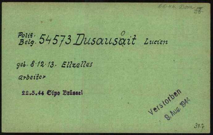 Document from the Arolsen Archives with the ID: 5798587
