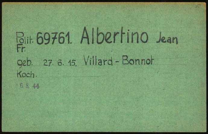 Document from the Arolsen Archives with the ID: 5419807