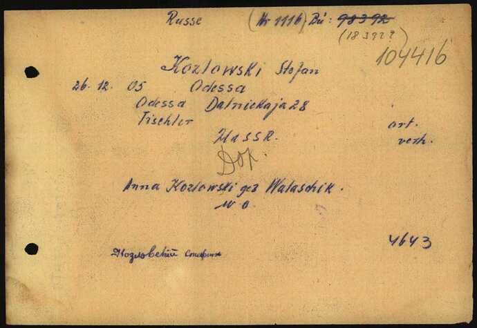 Document from the Arolsen Archives with the ID: 6362778
