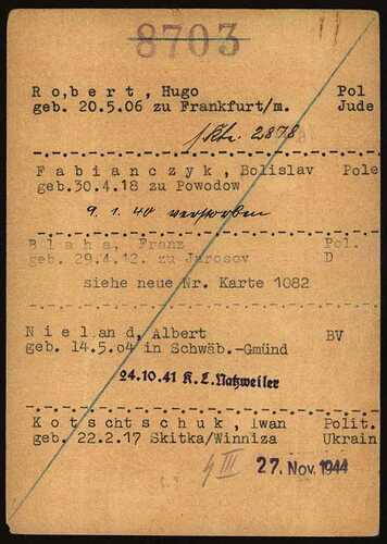 Document from the Arolsen Archives with the ID: 6933600