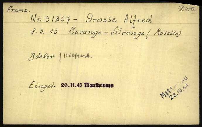 Document from the Arolsen Archives with the ID: 6015897
