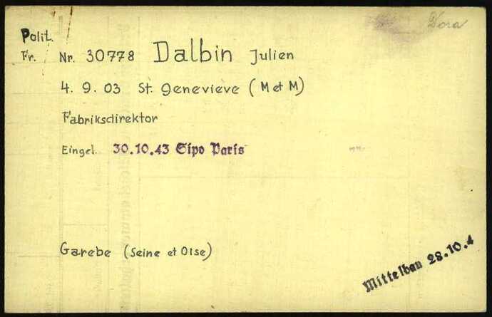 Document from the Arolsen Archives with the ID: 5718926