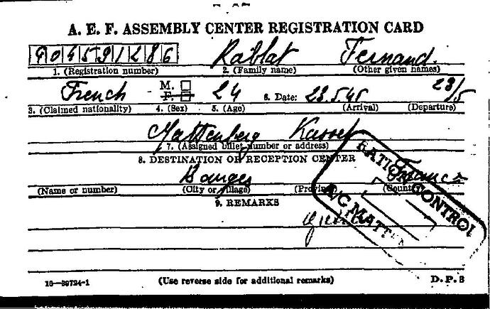 Document from the Arolsen Archives with the ID: 33256971a