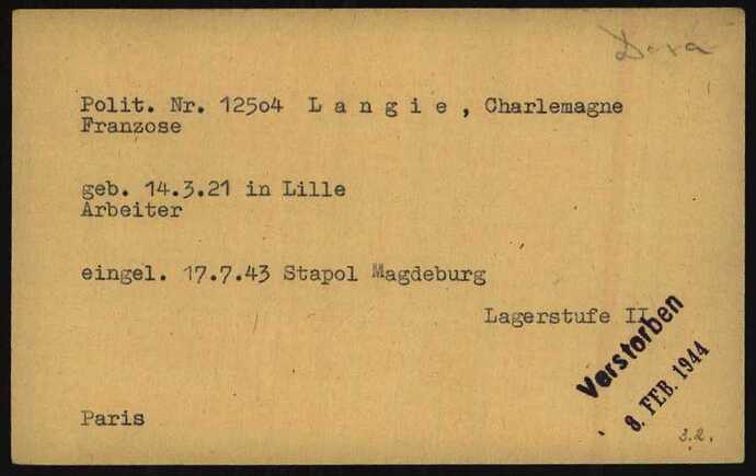 Document from the Arolsen Archives with the ID: 6440763