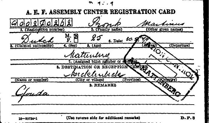 Document from the Arolsen Archives with the ID: 32960754a