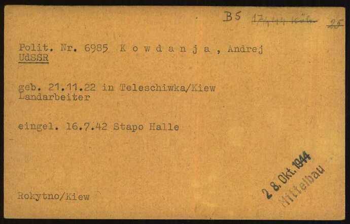 Document from the Arolsen Archives with the ID: 6357086
