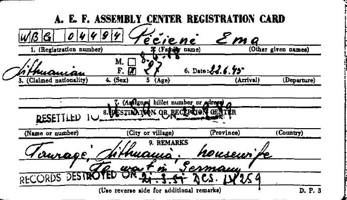 Document from the Arolsen Archives with the ID: 45603647a