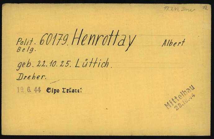 Document from the Arolsen Archives with the ID: 6083777