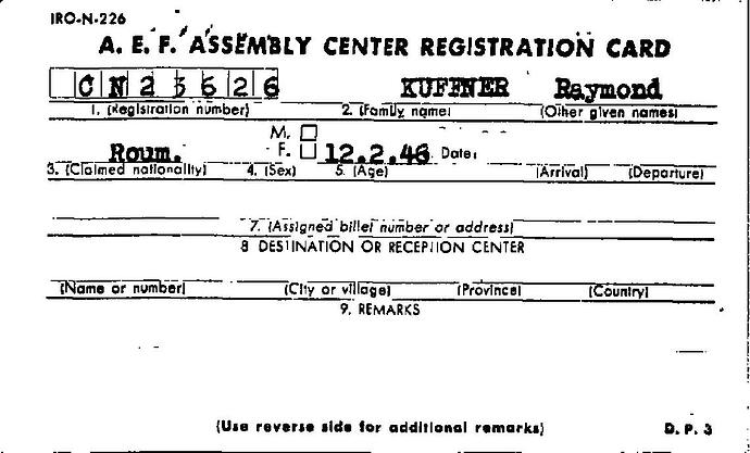 Document from the Arolsen Archives with the ID: 29410475a