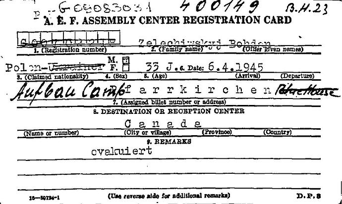 Document from the Arolsen Archives with the ID: 37431327a
