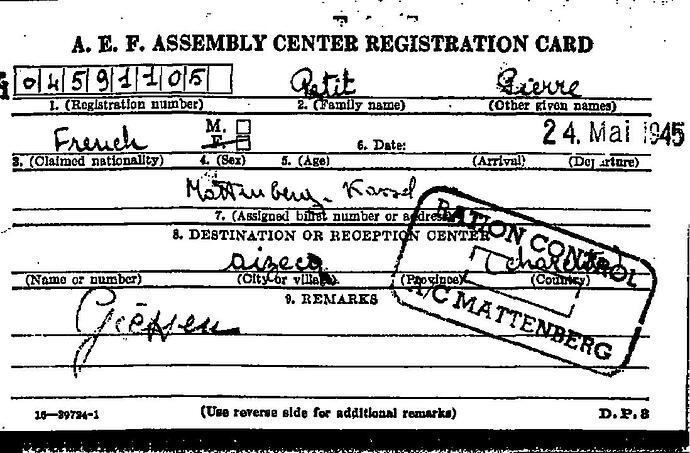Document from the Arolsen Archives with the ID: 45945775a