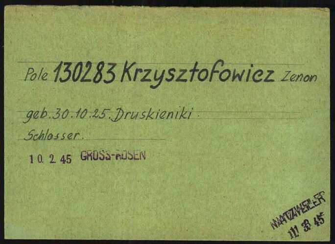 Document from the Arolsen Archives with the ID: 6392804