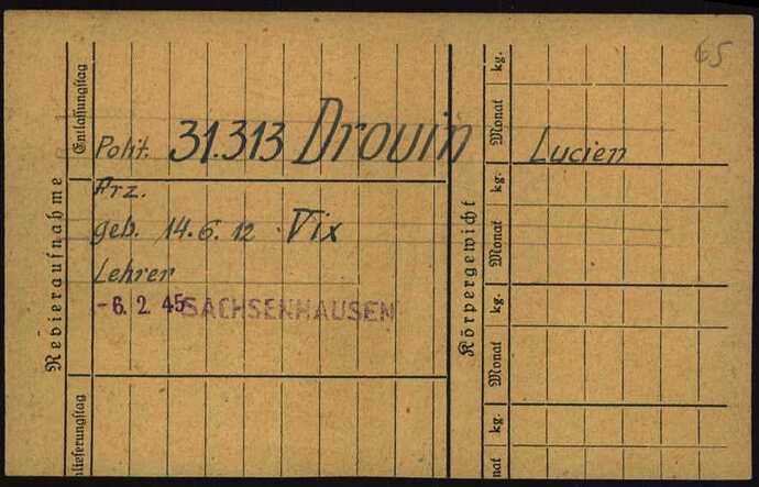 Document from the Arolsen Archives with the ID: 5783571