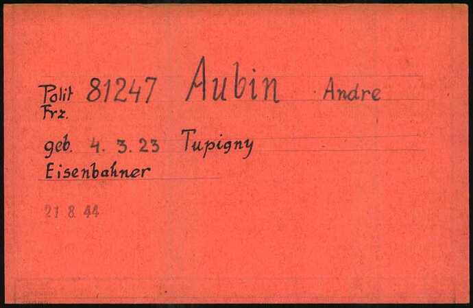 Document from the Arolsen Archives with the ID: 5450373