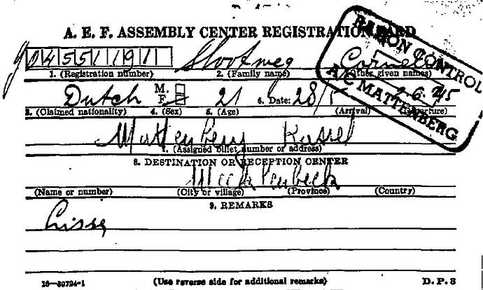 Document from the Arolsen Archives with the ID: 36029574a