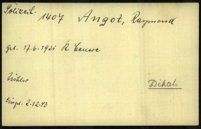 Document from the Arolsen Archives with the ID: 5434937