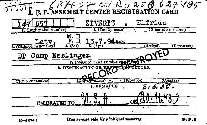 Document from the Arolsen Archives with the ID: 36785297a