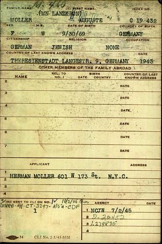 Document from the Arolsen Archives with the ID: 132160875