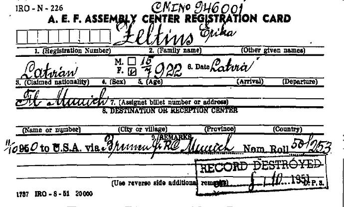 Document from the Arolsen Archives with the ID: 37401556a